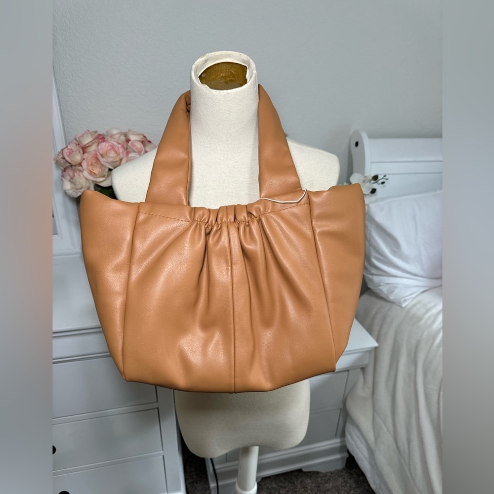 a new day tan Shoulder Bag